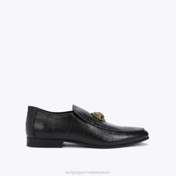 Kurt Geiger muškarci London Hugh Eagle Croc 82TJ627 | obuća crno