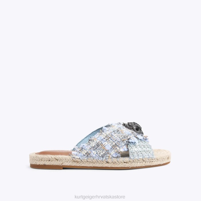 Kurt Geiger žene londonske kensington espadrile 82TJ444 | obuća svjetloplavo