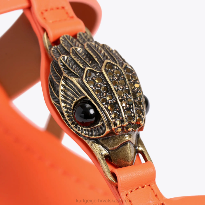 Kurt Geiger žene london hampton ravne sandale 82TJ285 | obuća naranča