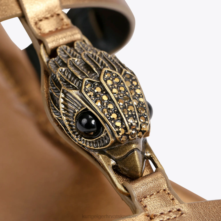 Kurt Geiger žene london hampton ravne sandale 82TJ430 | obuća bronca