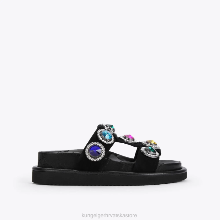 Kurt Geiger žene londonske orson kristalne sandale 82TJ215 | obuća crno