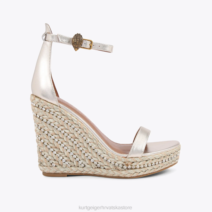 Kurt Geiger žene londonski shoreditch wedge 82TJ438 | obuća zlato