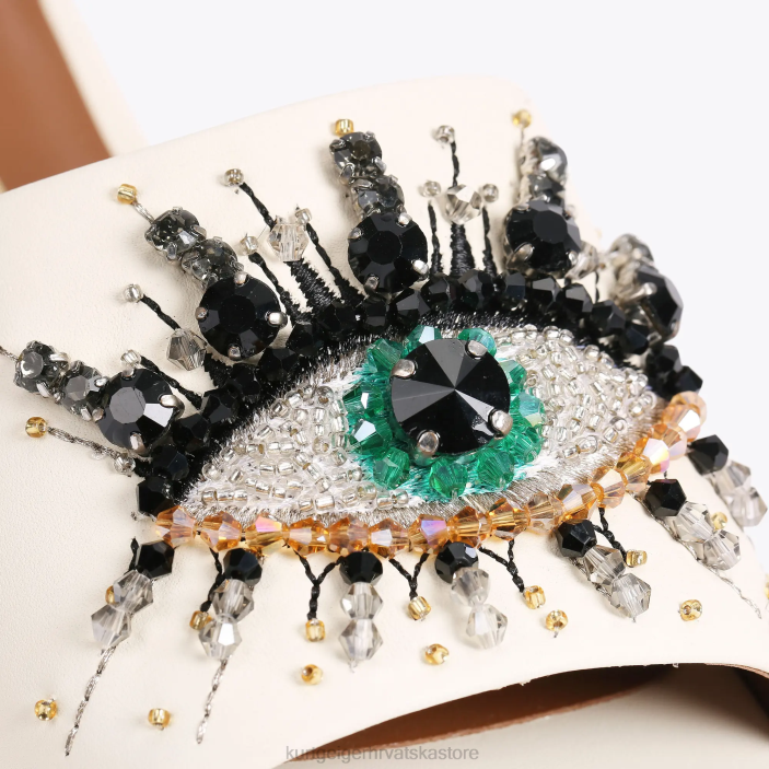 Kurt Geiger žene londonsko oko ravna sandala 82TJ353 | obuća kost