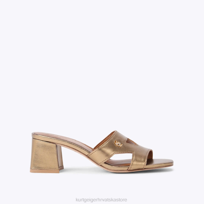 Kurt Geiger žene London odina blok 82TJ446 | obuća zlato