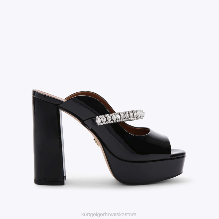Kurt Geiger žene london duke platforma peep toe 82TJ340 | obuća crno