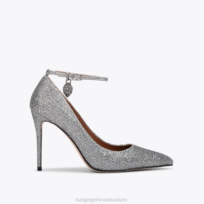 Kurt Geiger žene london shoreditch stiletto 82TJ419 | obuća srebrna kombinacija