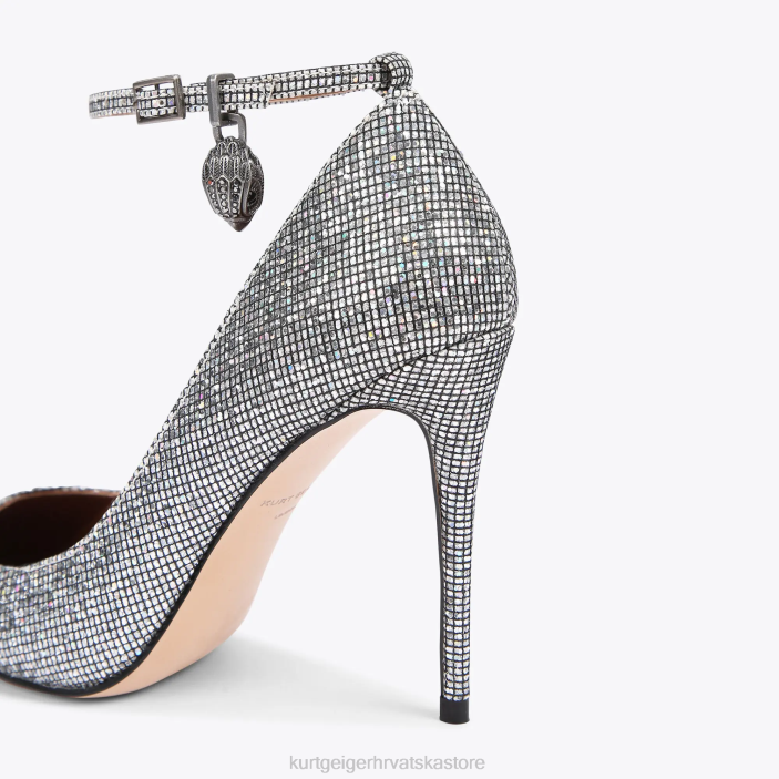 Kurt Geiger žene london shoreditch stiletto 82TJ419 | obuća srebrna kombinacija