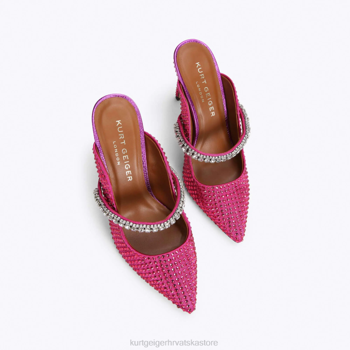 Kurt Geiger žene londonski duke kristal 82TJ418 | obuća fushia