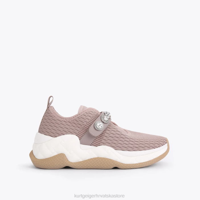 Kurt Geiger žene london londonski pleteni dragulj 82TJ386 | obuća rumenilo