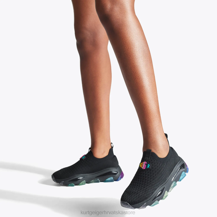 Kurt Geiger žene londonska lettie pletena 82TJ305 | obuća crno