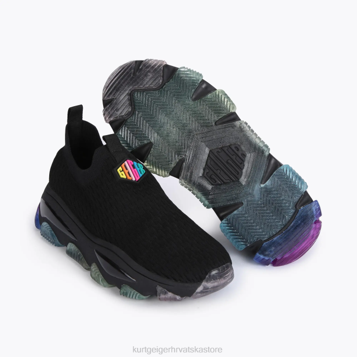 Kurt Geiger žene londonska lettie pletena 82TJ305 | obuća crno