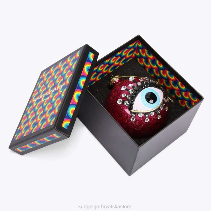 Kurt Geiger žene londonsko oko božićni ukras 82TJ503 | pribor fushia