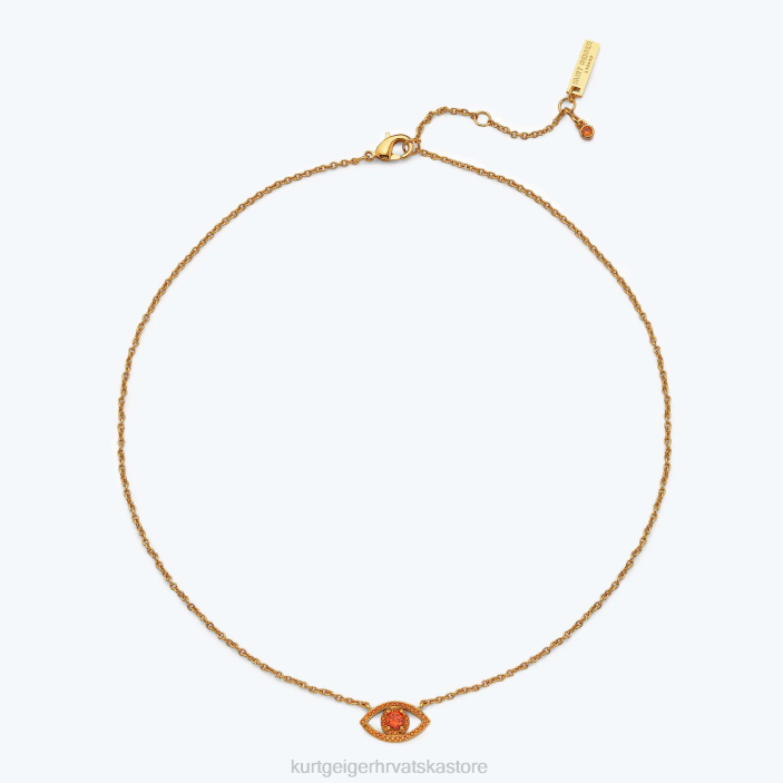 Kurt Geiger žene londonska ogrlica s privjeskom od zlog oka 82TJ535 | pribor naranča