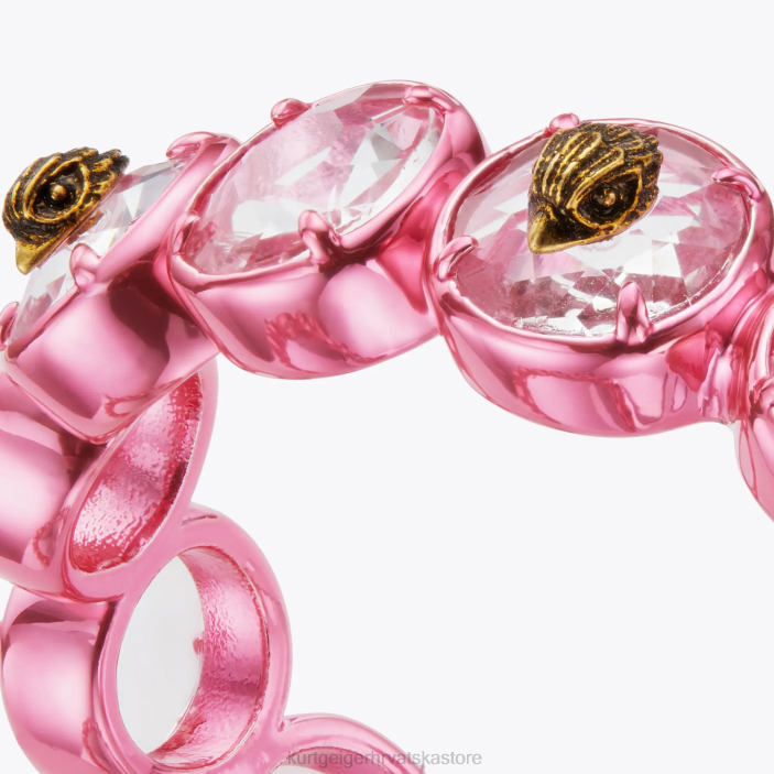 Kurt Geiger žene londonska okrugla kamena manšeta 82TJ528 | pribor ružičasta