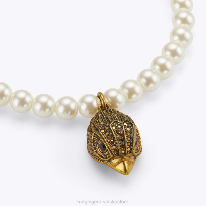 Kurt Geiger žene narukvica s biserima londonskog orla 82TJ569 | pribor bijela