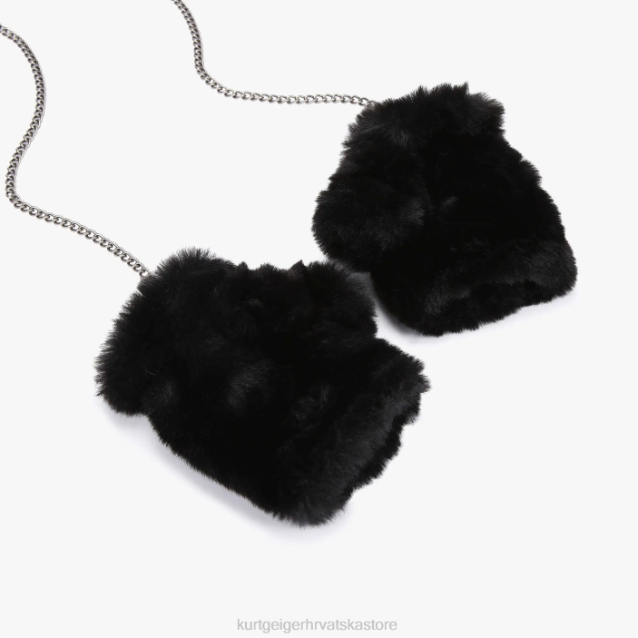 Kurt Geiger žene london poppy rukavice bez prstiju 82TJ508 | pribor crno