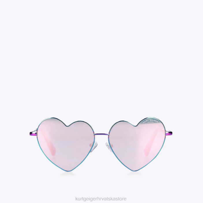 Kurt Geiger žene sunčane naočale London metal heart 82TJ467 | pribor kombinacija metala