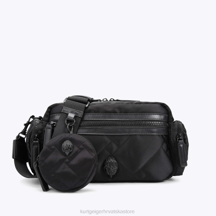 Kurt Geiger žene londonska reciklirana torba za više kamera 82TJ277 | torbe crno drugo