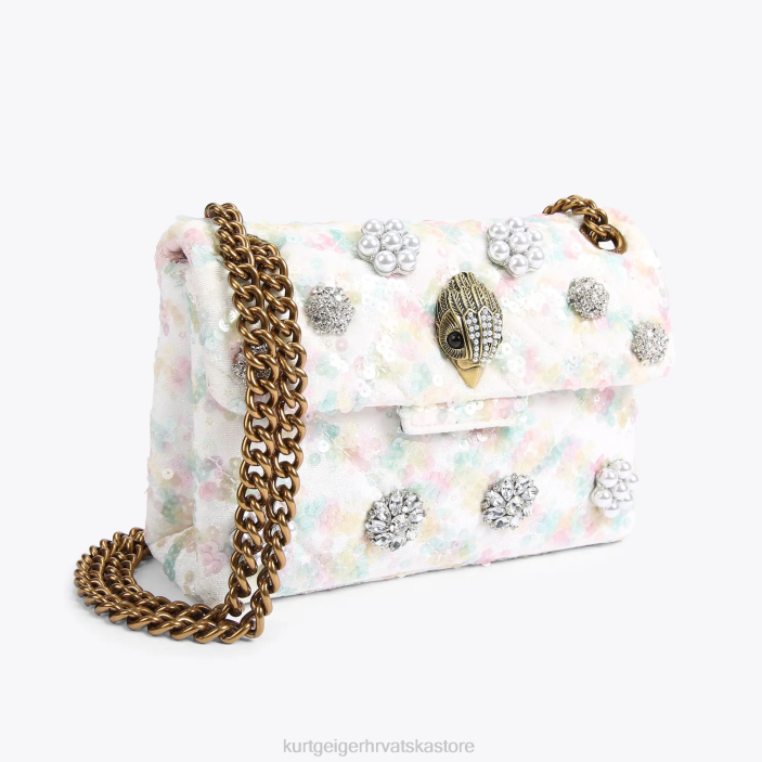 Kurt Geiger žene londonska tkanina mini kensington 82TJ39 | torbe bijela