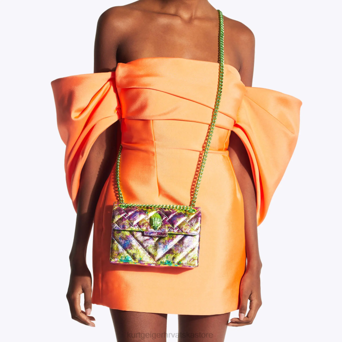 Kurt Geiger žene londonski kožni mini kensington 82TJ50 | torbe zelena kombinacija