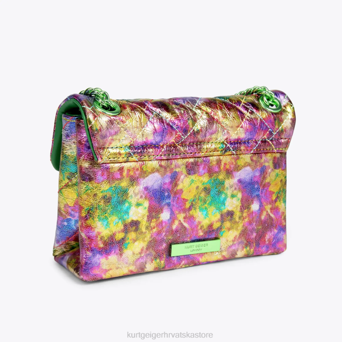 Kurt Geiger žene londonski kožni mini kensington 82TJ50 | torbe zelena kombinacija