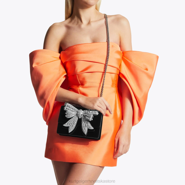 Kurt Geiger žene london shoreditch malo križno tijelo 82TJ124 | torbe crno bijeli