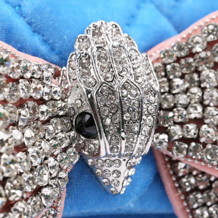 Kurt Geiger žene londonski baršun srednji kensington 82TJ107 | torbe plava