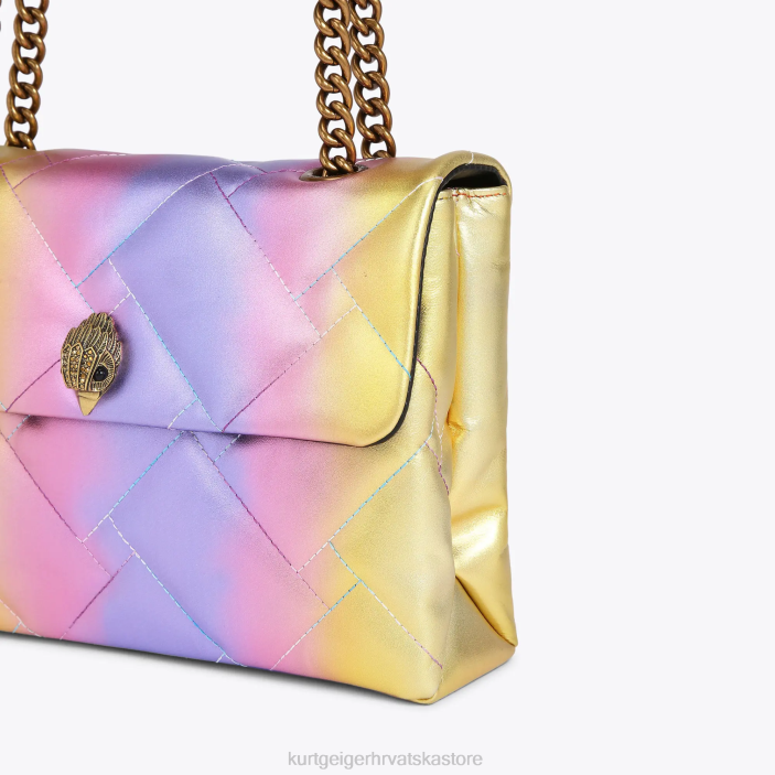 Kurt Geiger žene londonski veliki kensington meki 82TJ94 | torbe roza kombinacija